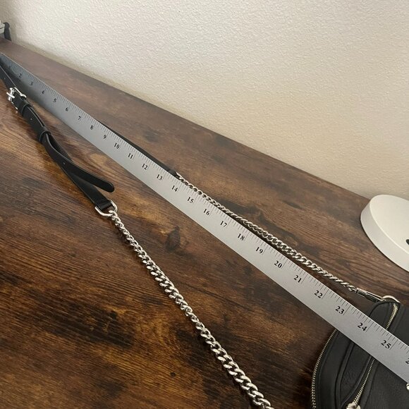 Rebecca Minkoff 100% Genuine Leather Black Crossbody Bag - Picture 9 of 10